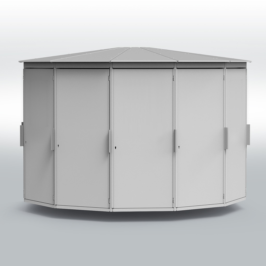 KARUSO Bike-Box "Standard" (12-Eck) für 12 Räder - MIETE