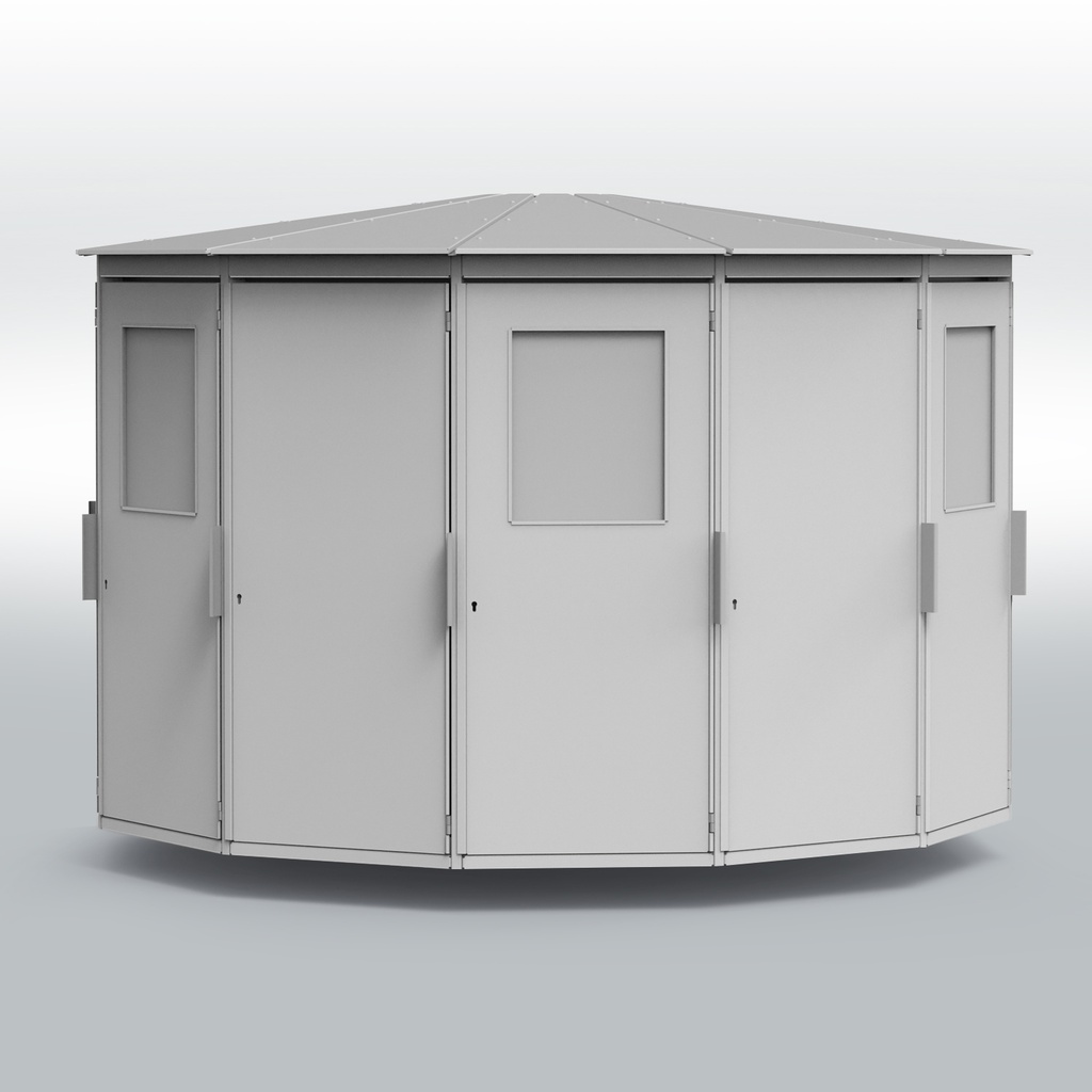 Werbefenster in jeder zweiten Türe im oberen Türrahmen mit bruchsicherem, UV-beständigen Plexiglas (z.B. für Veranstaltungshinweise) - KAUF