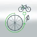 Für das komfortable Laden von E-Bikes wird eine elektrische Schleifleitung im Bereich des Drehkranzes eingebaut und von dort wird ein Kabel mit Schukosteckdose in 6 Fahrradboxen verlegt. Übergabe 1m über Außenkante KARUSO - MIETE