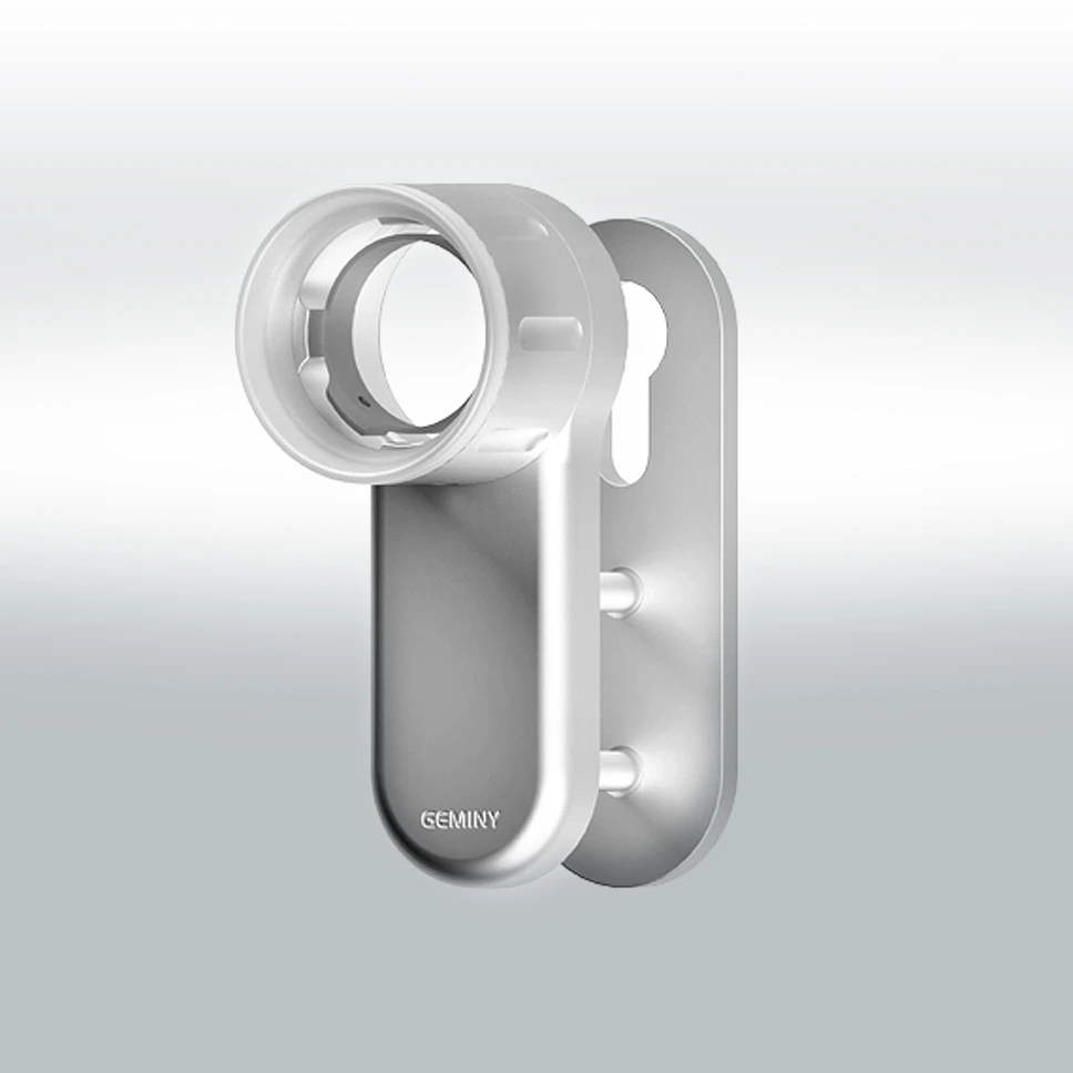 12 GEMINY DigiSafe – Robuste Schutzrosette zur Erhöhung der Einbruchhemmung unserer digitalen Schließzylinder - KAUF