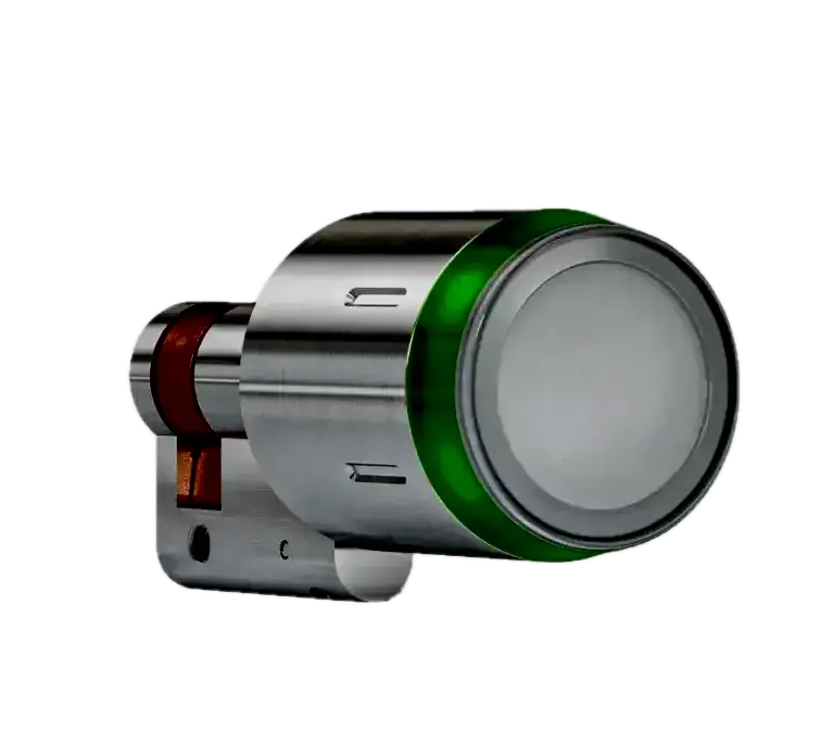 12 elektronische Zylinder je KARUSO in Verbindung mit RFID, NFC und Bluetooth- Anbindung für APP-Steuerung