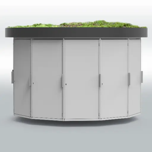 Flachdach mit Profil-Attika (vorbereitet für Dachbegrünung) - MIETE